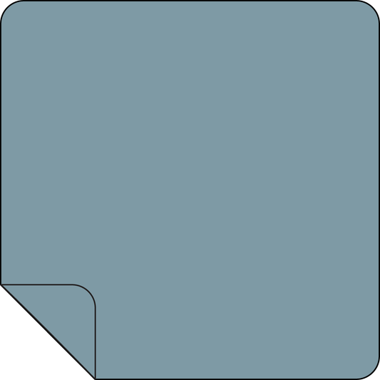 Soft blue solid stone swaddle blanket by Angel Dear, shown draped gently with cozy fabric visible, ideal for newborns.