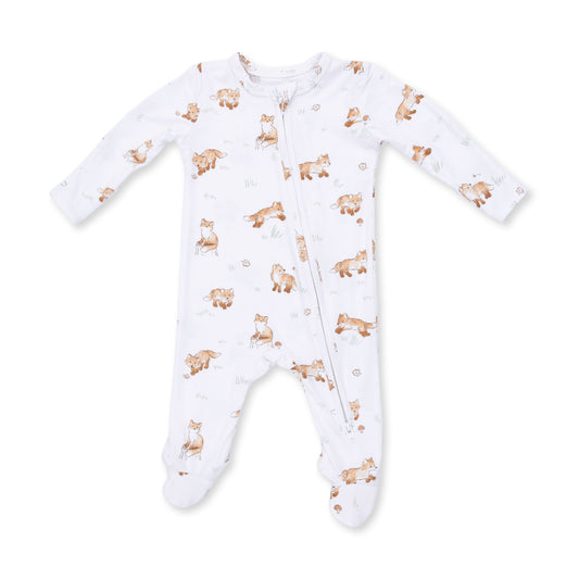 Little Explorer Fox Zip Footie