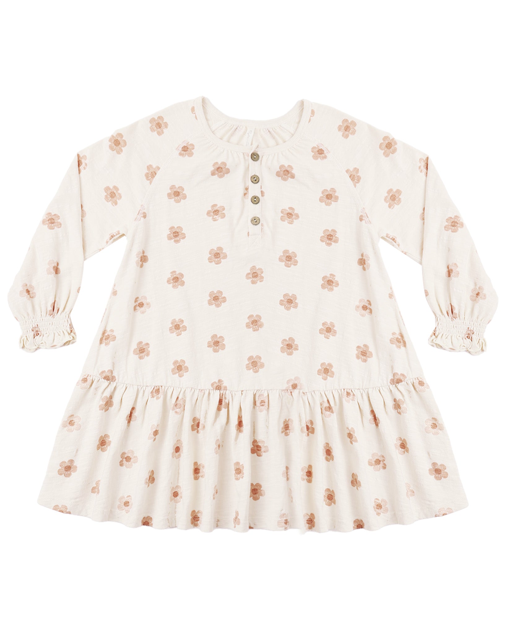Pink daisies swing dress by Rylee & Cru featuring a flowy silhouette and floral pattern, perfect for casual or special occasions.