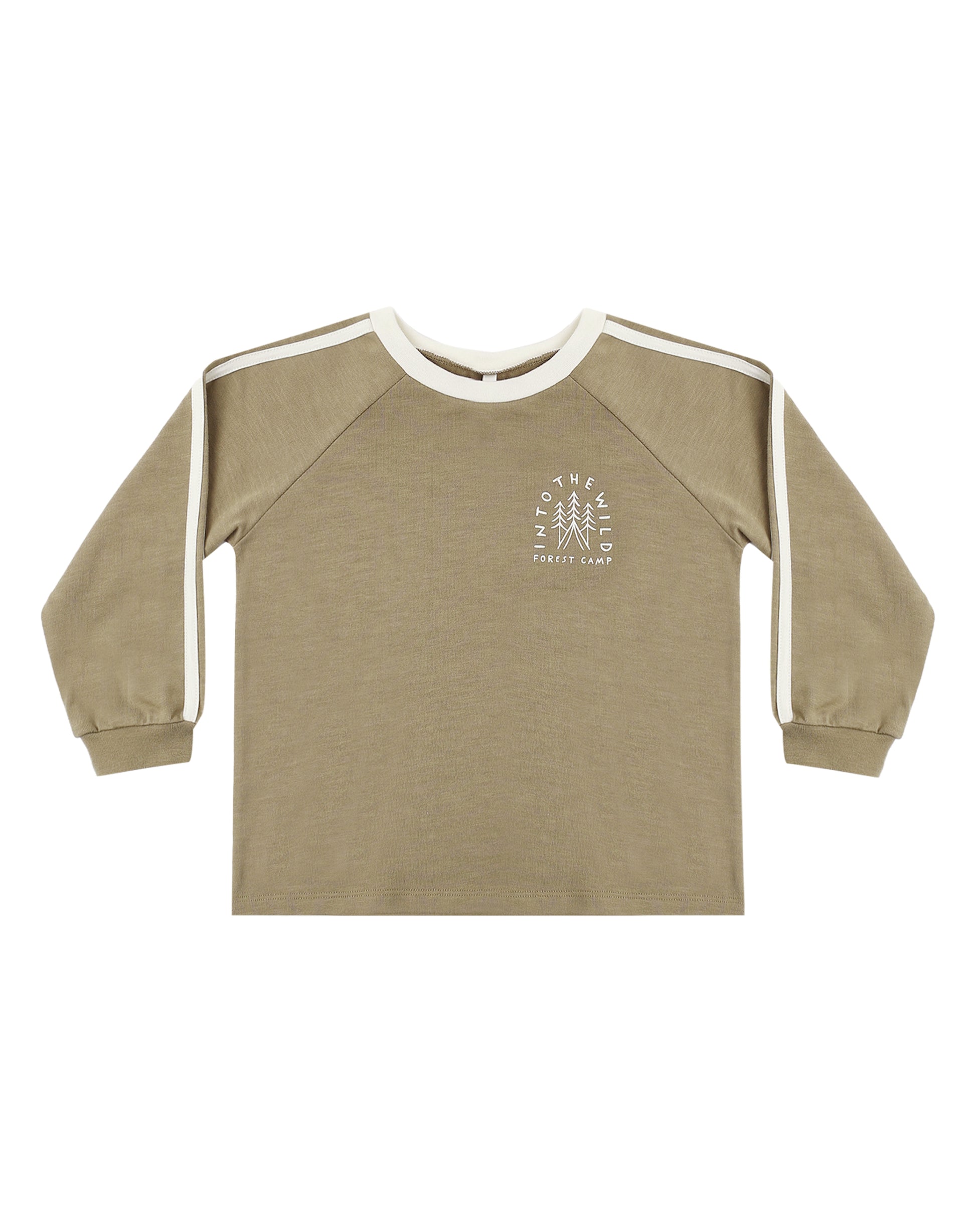 Rylee & Cru Into the Wild long sleeve jersey tee with nature-inspired print and comfortable fit, casual children’s clothing.