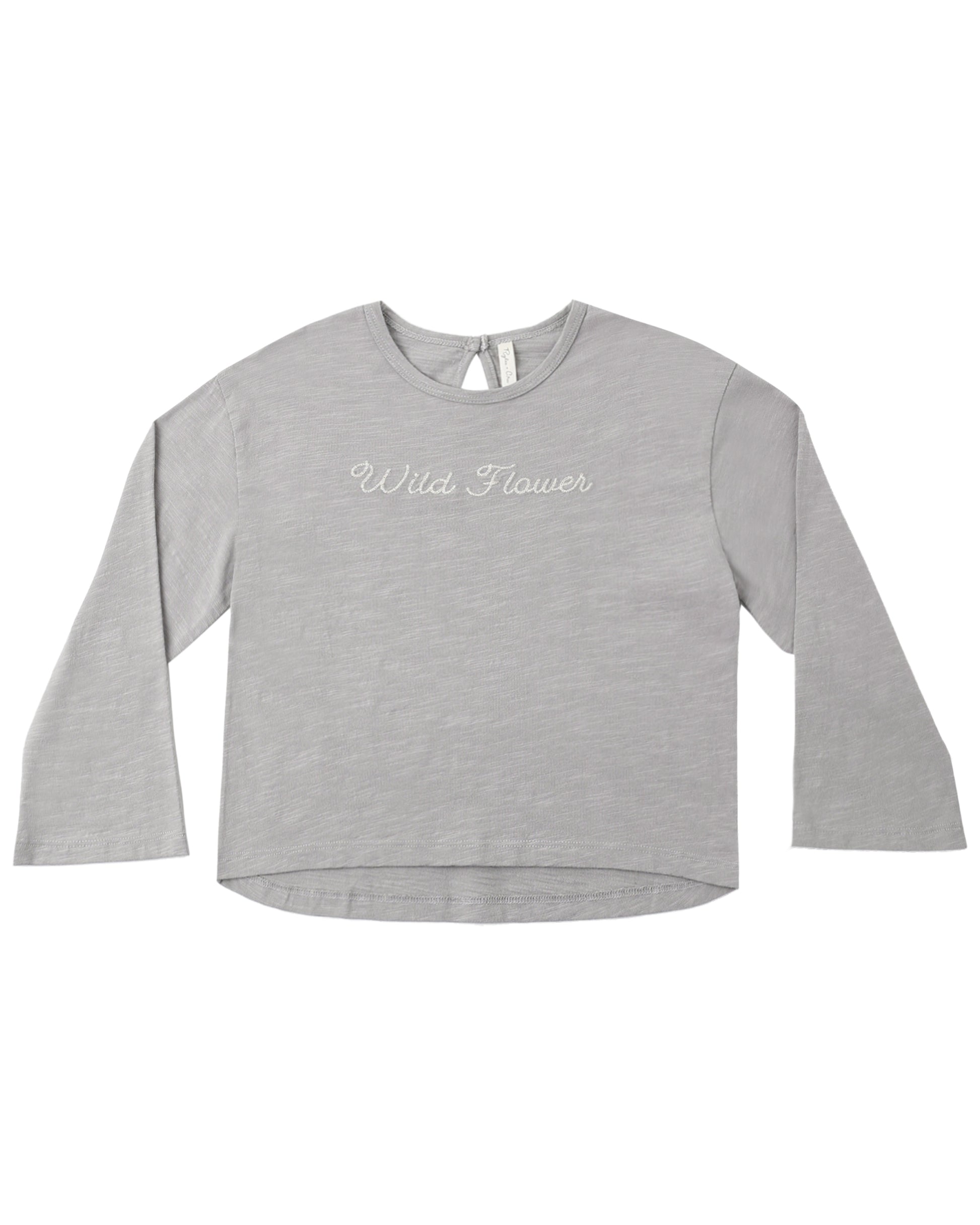 Rylee & Cru Wild Flower Luna long sleeve shirt featuring a floral print on soft fabric, perfect for casual wear.
