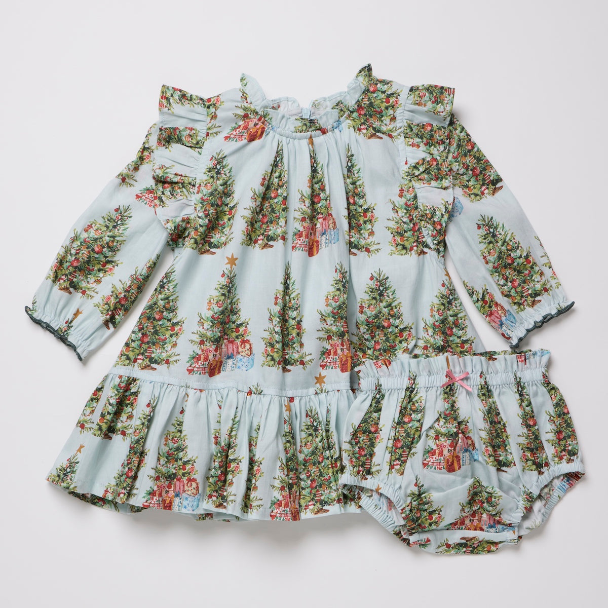 Trees and Presents Baby Girls Harper Dress Set