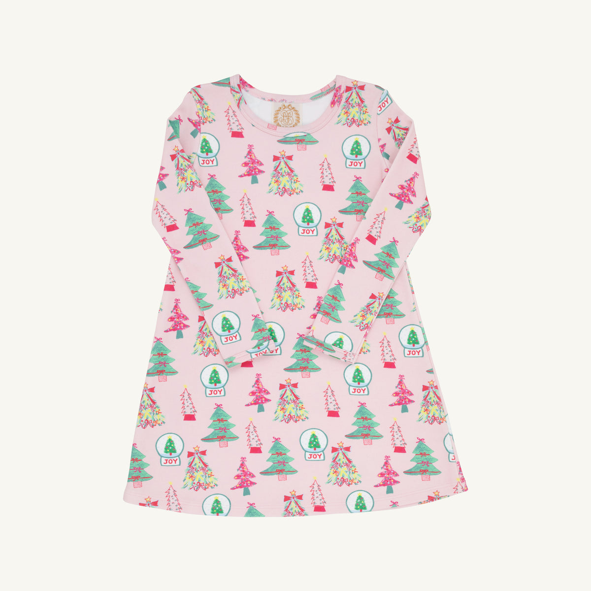 Christmas Coloring Contest Long Sleeve Polly Play Dress