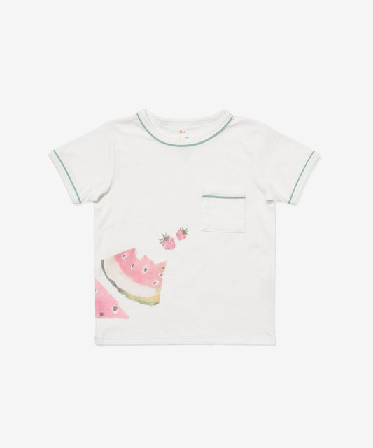 Oso & Me Summer Slice Willie T-Shirt featuring a colorful, playful design on a casual cotton tee for warm weather.
