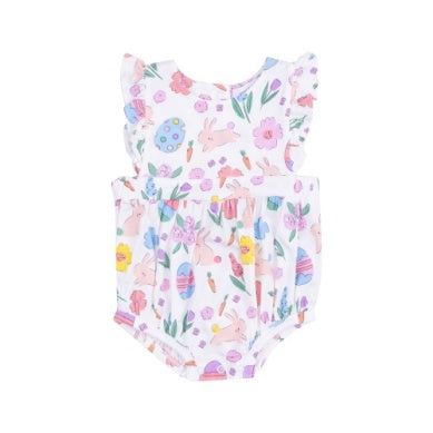 Angel Dear - Easter Bunnies Pink Sunsuit