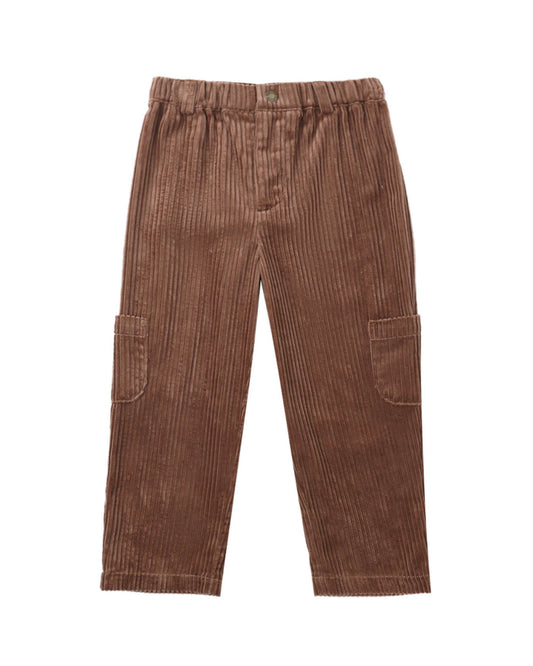 Rylee & Cru Mulberry relaxed cargo pants with adjustable waistband and multiple pockets, made from soft, comfortable fabric.