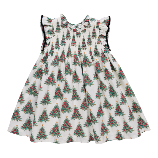 Vintage Trees Girls Stevie Dress