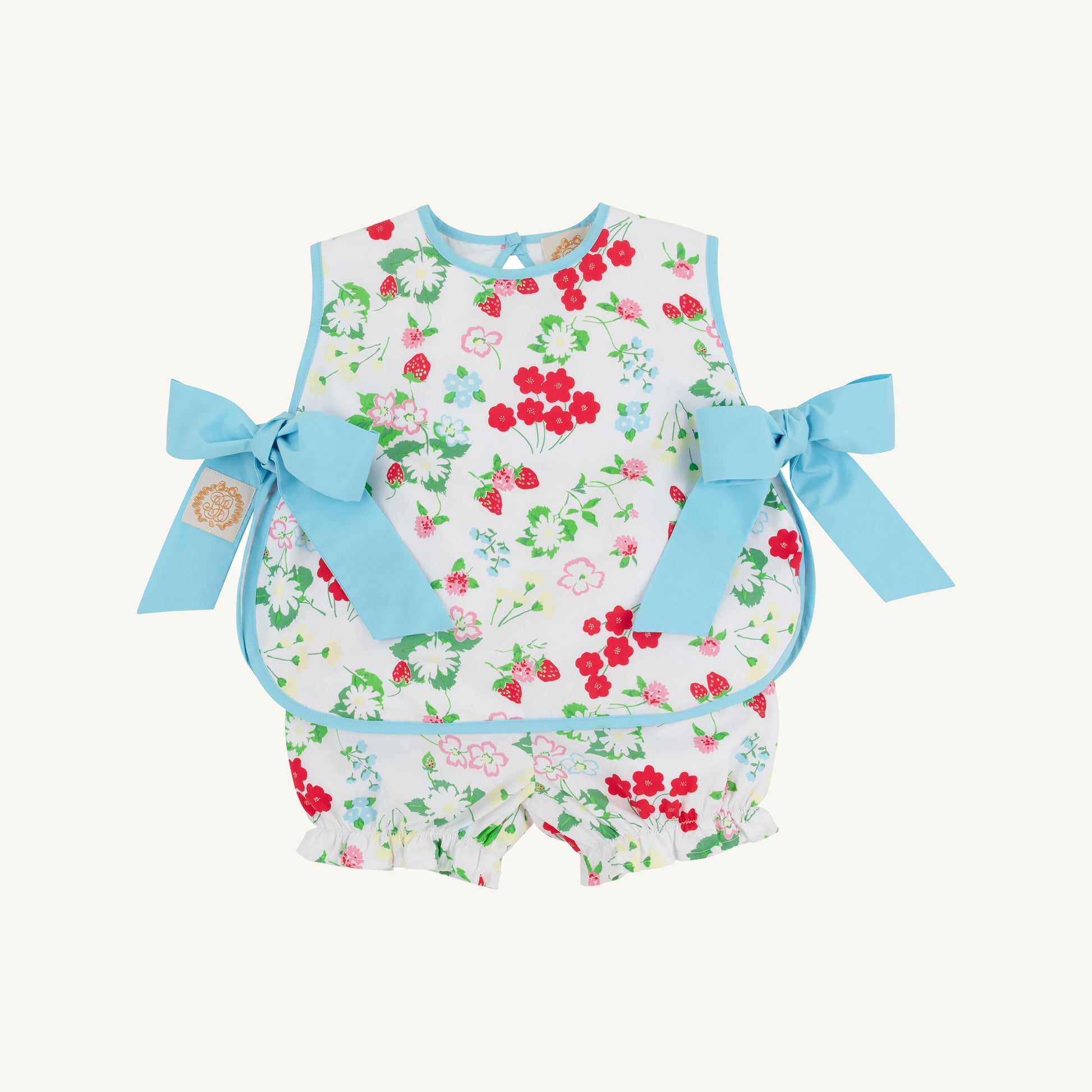 Berry Sweet and Belhaven Blue Talbott Tie Side by The Beaufort Bonnet Company, featuring vibrant fabric and tie side design.