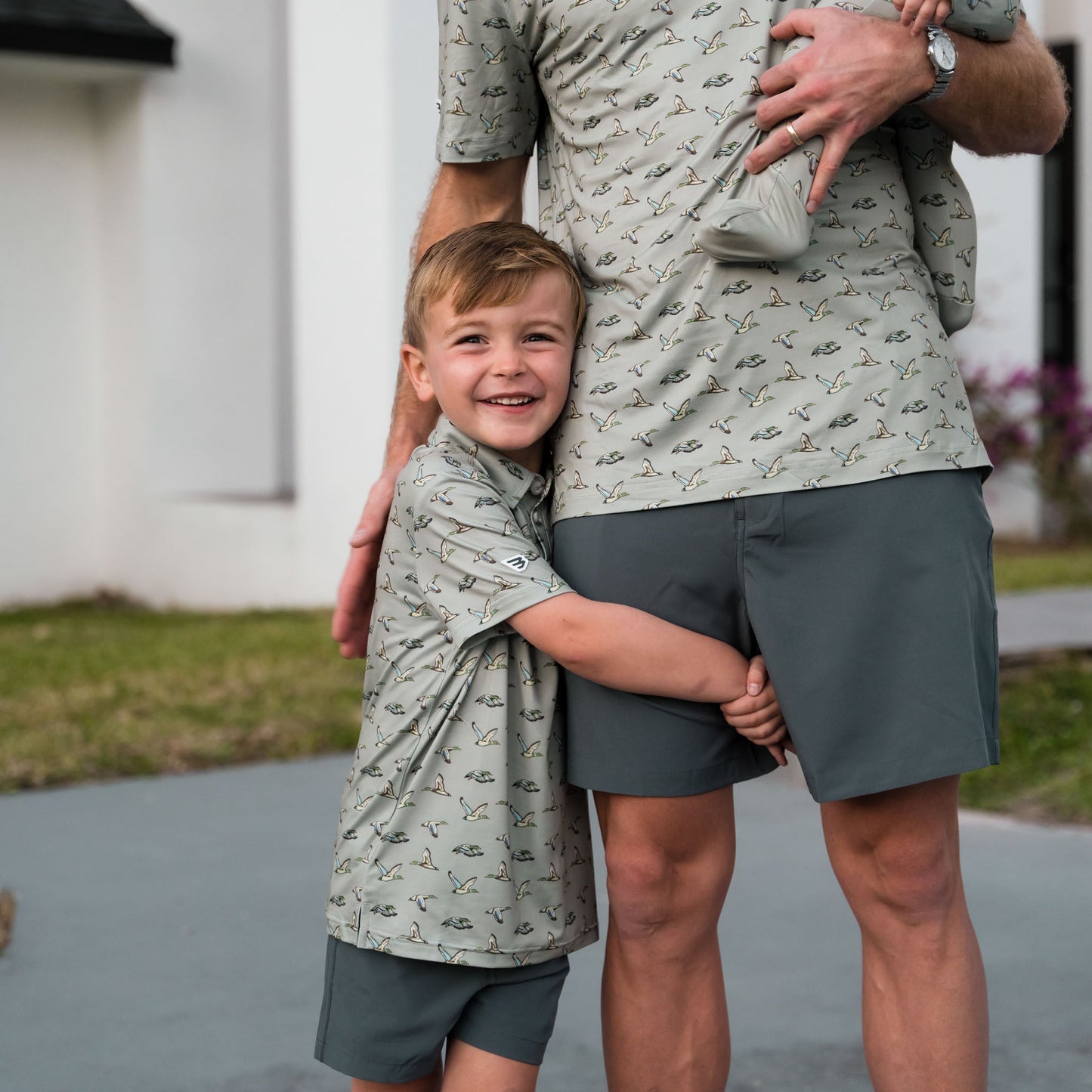 Green Flying Ducks Youth Polo