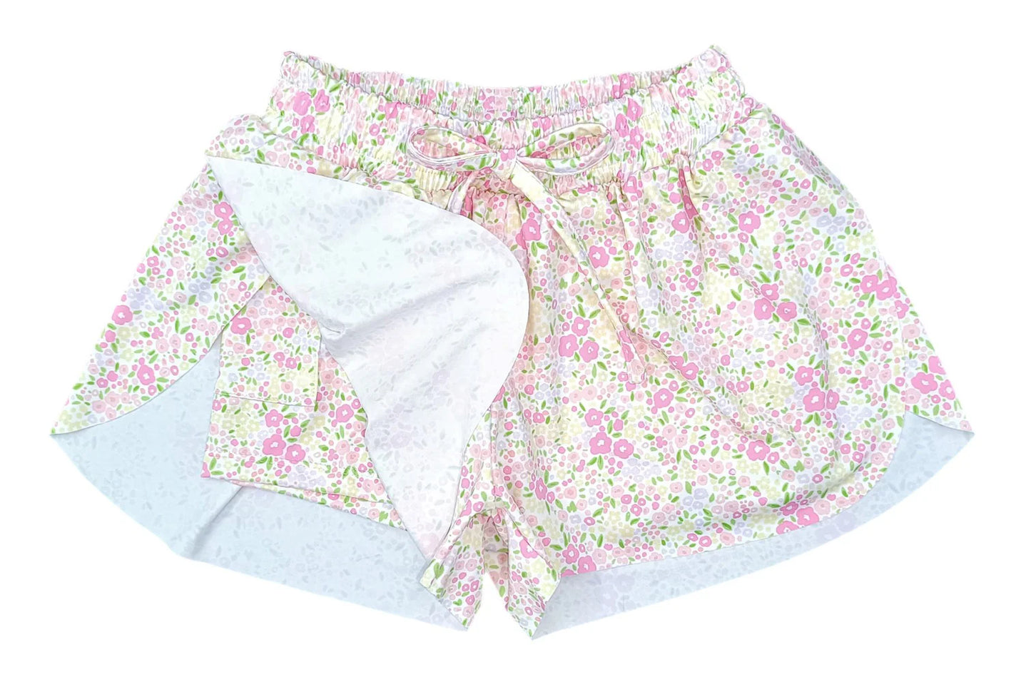 James & Lottie - Fuschia Floral Butterfly Shorts BE