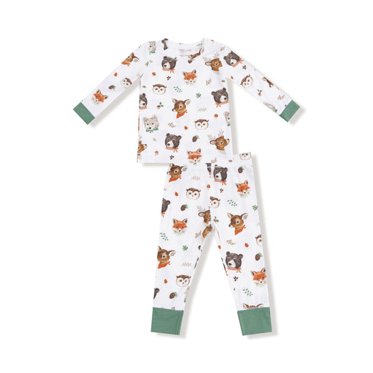 Woodland Animal Faces Loungewear Set