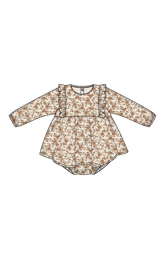 Prairie Calico Ruffle Bubble