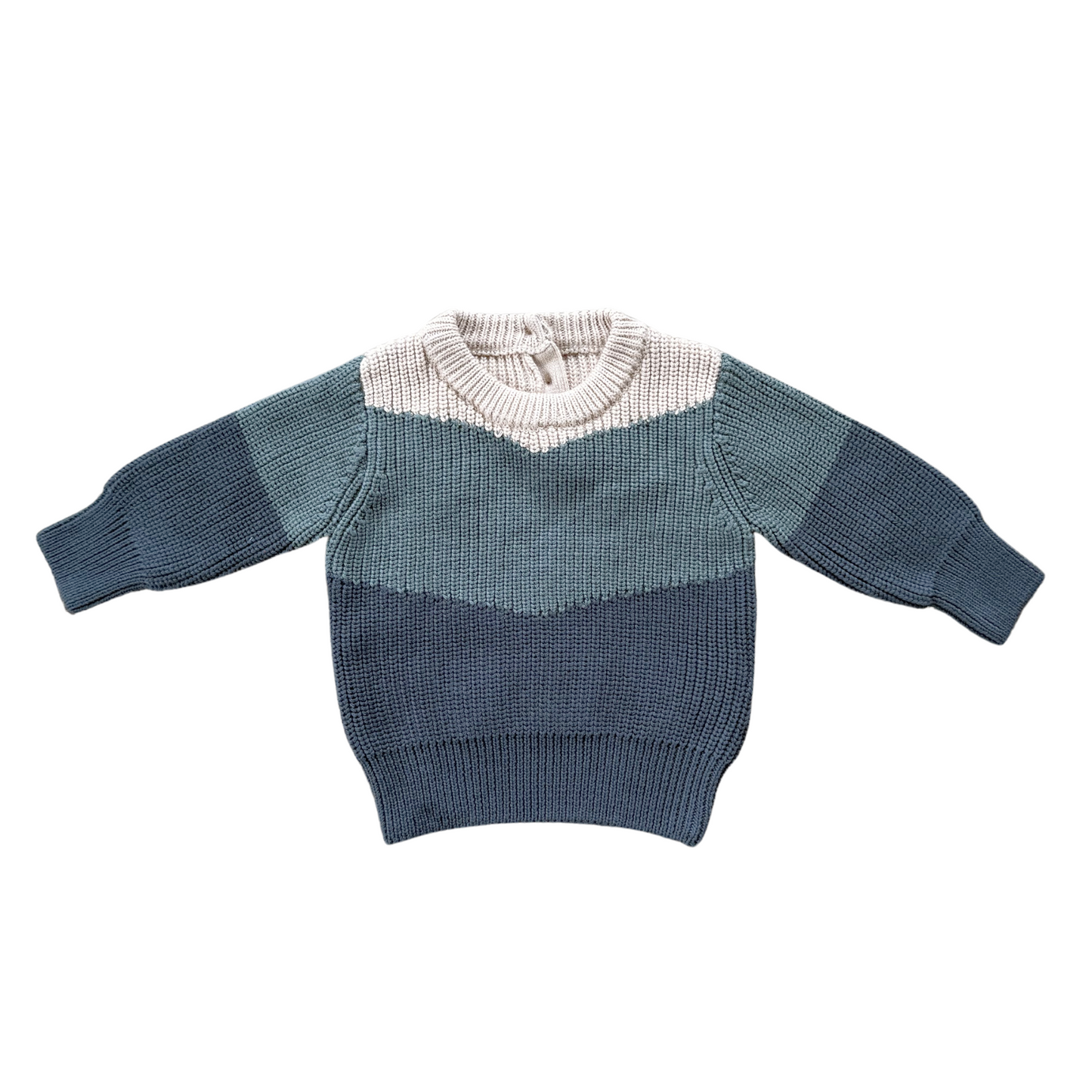 Slate Colorblock Sweater