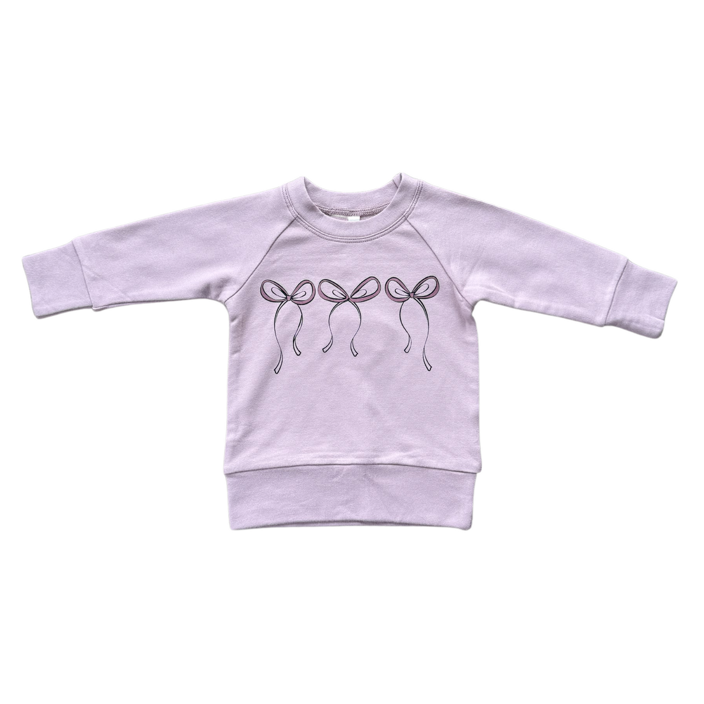 Bow Raglan Sweatshirt