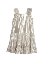 Isobella & Chloe - Shine Bright Silver Sleeveless Dress