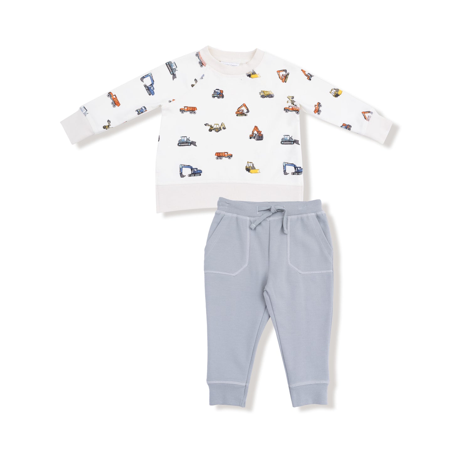 Construction Vehicles Sweatshirt & Jogger Set