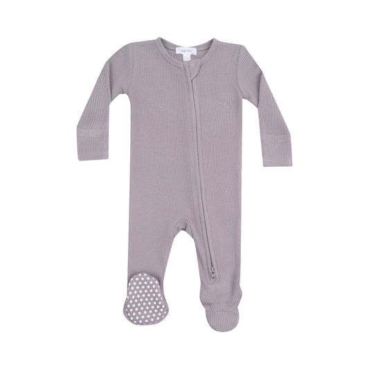 Ash Zipper Footie