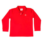 Saltwater Boys Co. - Red Signature LS Polo