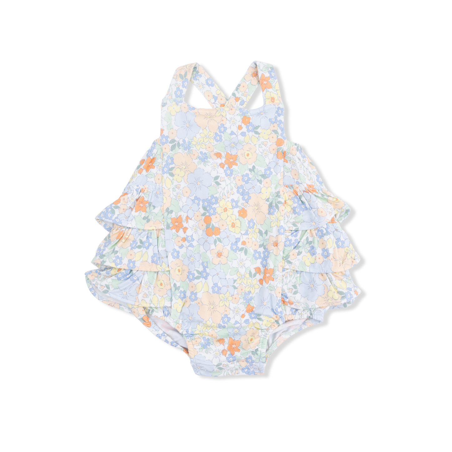 Georgia Floral Ruffle Sunsuit