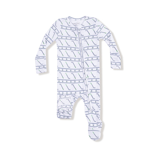 Golf Club Zipper Footie