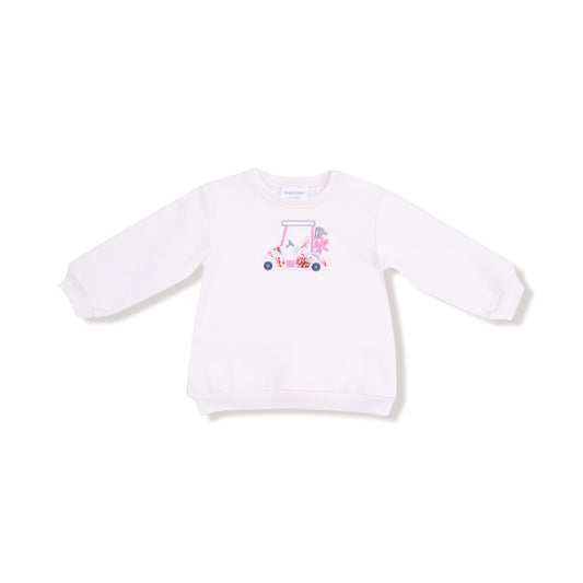 Golf Pink Oversized Sweatshirt