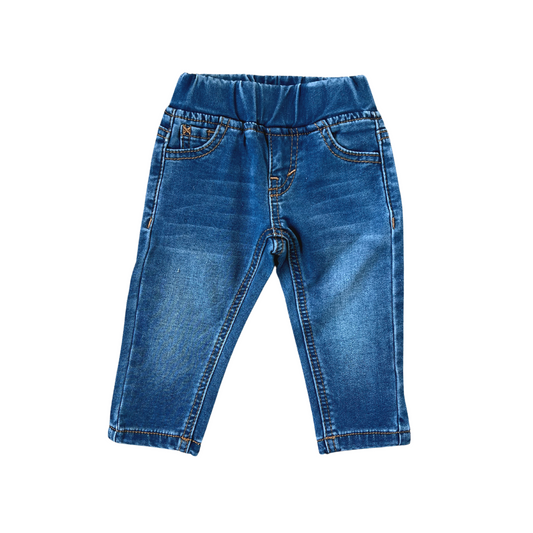 Mid Blue Wash Denim Jeans