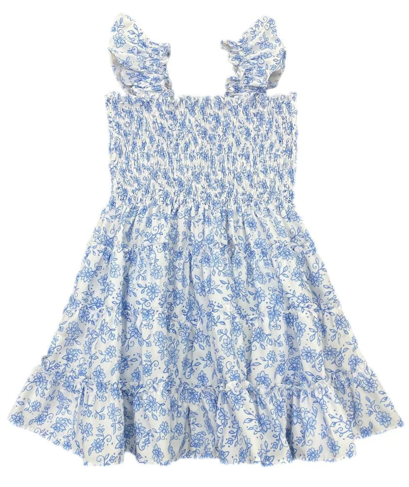 James & Lottie - Blue Floral BE Charlotte Dress