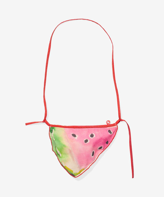 Oso & Me Summer Slice Little Zip Purse in vibrant colors, featuring a compact design with a zipper closure and playful pattern.