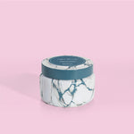 Capri Blue - Volcano Modern Marble Printed Travel Tin,  Navy 8.5 oz