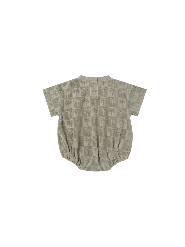 Rylee & Cru - Palm Check Relaxed Bubble Romper