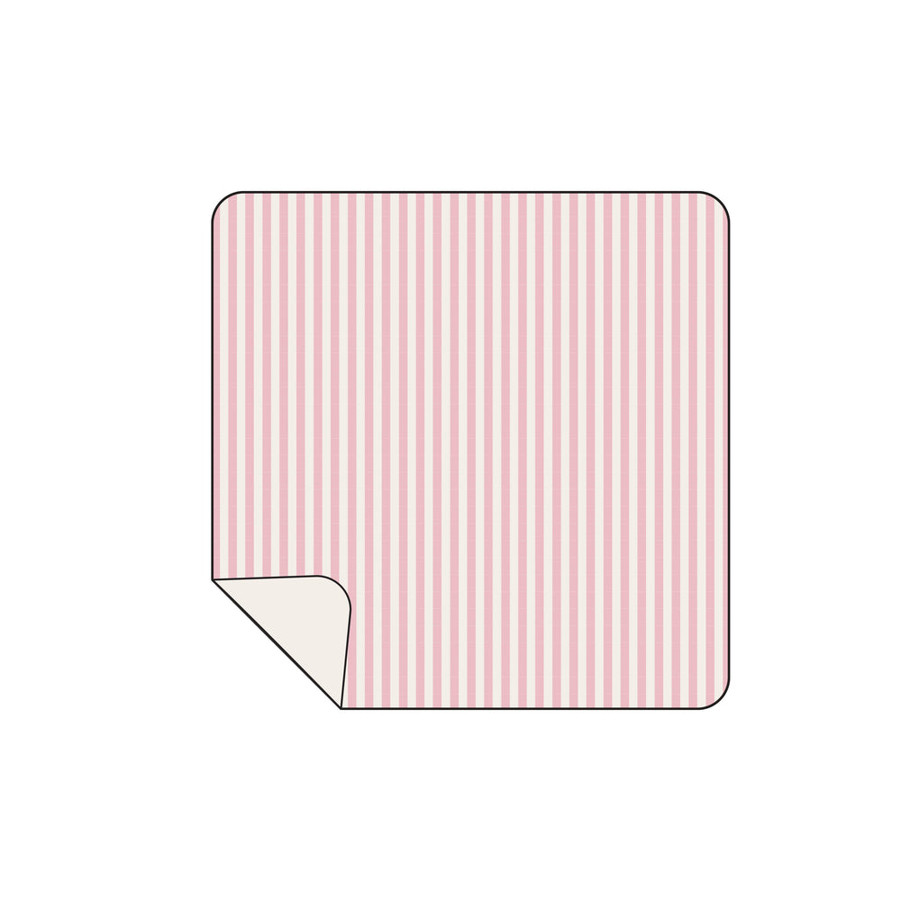 Angel Dear - Pink Stripe Swaddle Blanket