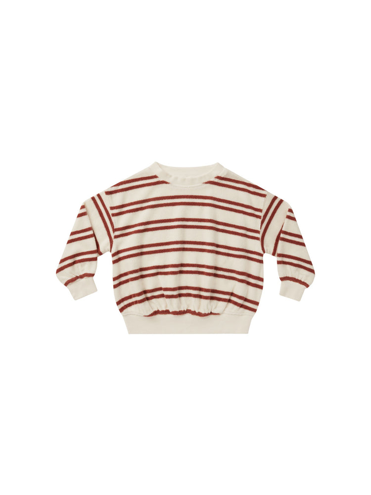 Rylee & Cru - Red Stripe Sweatshirt