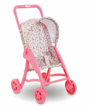 Corolle - Floral Print Premier Stroller for 12" Baby Doll