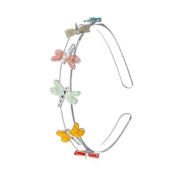 Lilies & Roses - Dragonflies Satin Pastel Color Headband