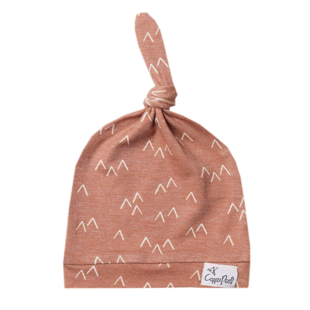 
            
                Load image into Gallery viewer, Copper Pearl Top Knot Hat - Rocky
            
        