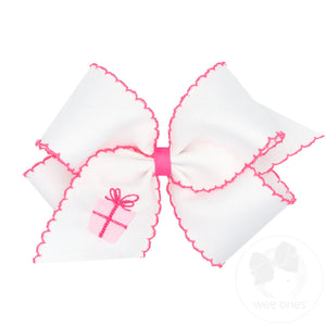 wee ones - Birthday Embroidered Bow
