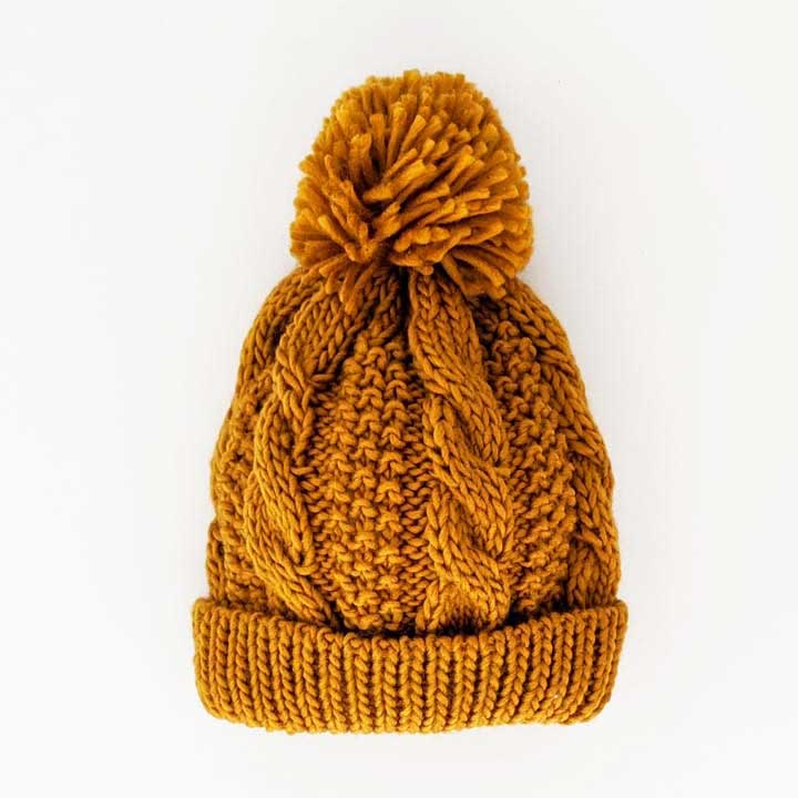 Huggalugs - Safron Cable Hat