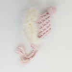 Huggalugs - Fur Trimmed Bonnet Blush Hat