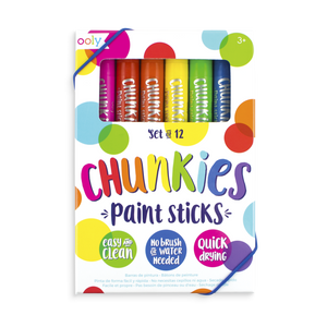 ooly - 12 pack Chunkies Paint Sticks - Sweet E's Children's Boutique