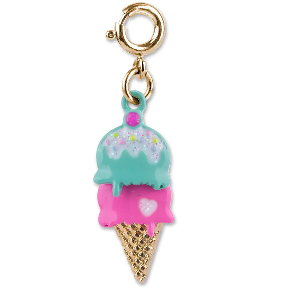 
            
                Load image into Gallery viewer, Charm It! - Gold Swivel Ice Cream Cone
            
        