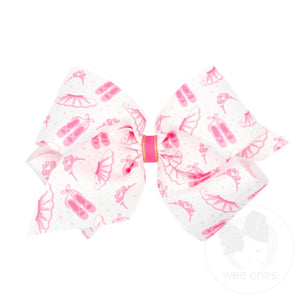 wee ones - Ballet Ribbon Print Bow