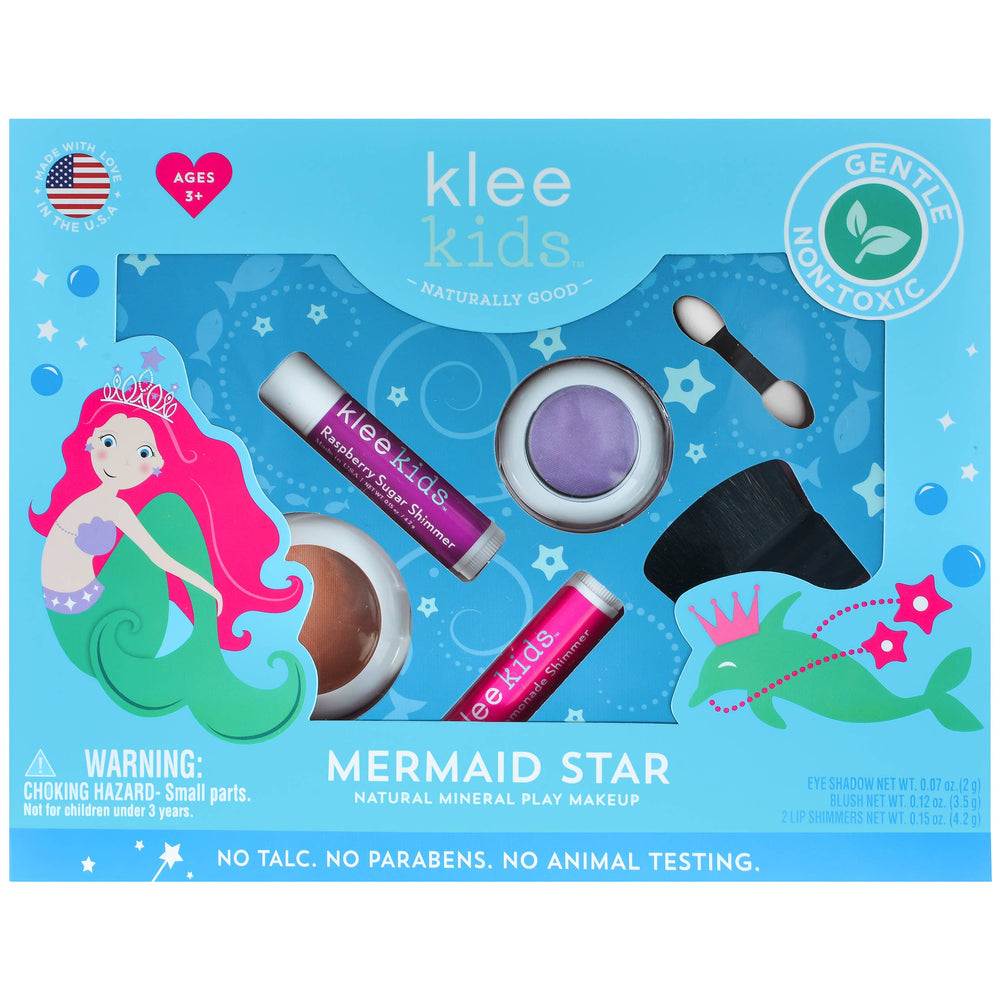 Klee - Mermaid Star - Klee Kids Natural Play Makeup 4-PC Kit