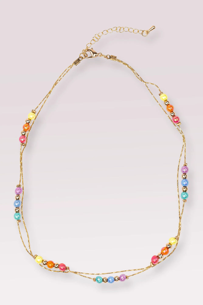 Great Pretenders - Boutique Golden Rainbow Necklace