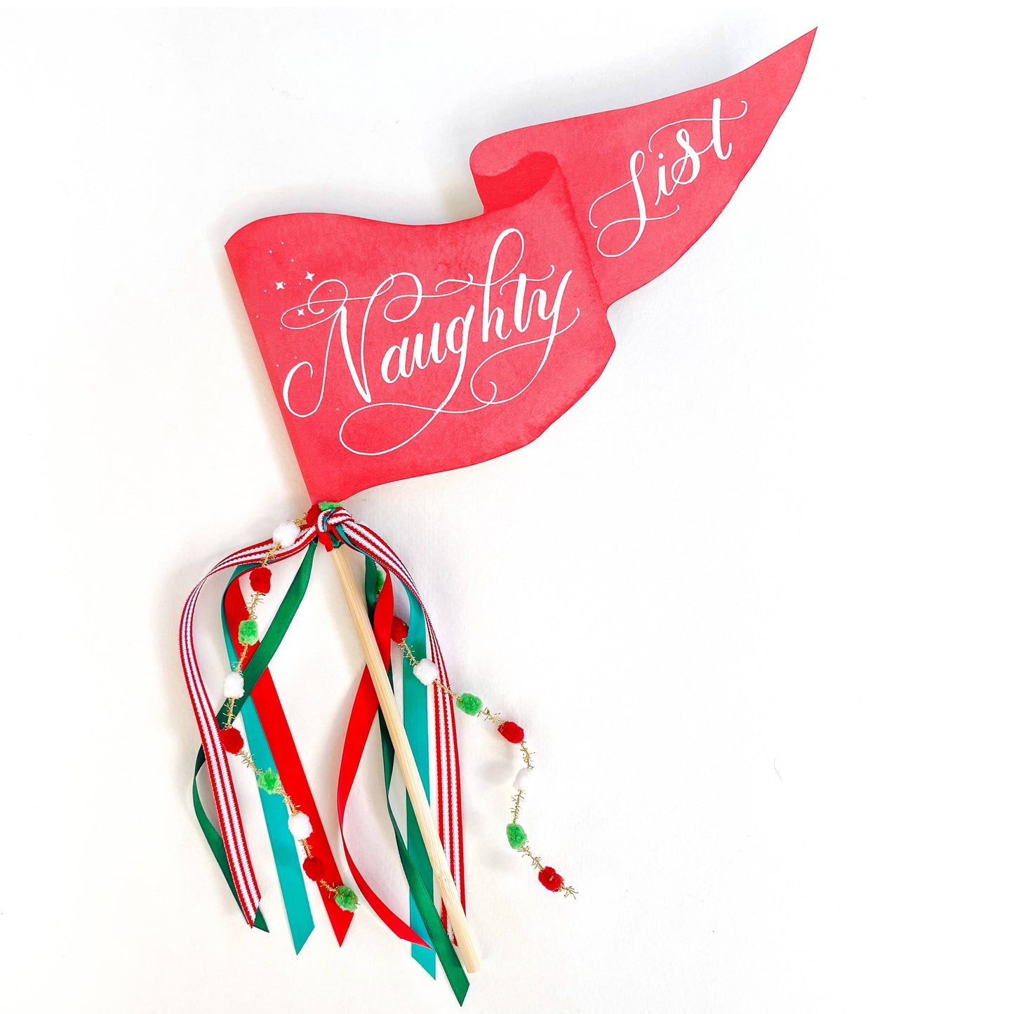 Naughty List Party Pennant - Sweet E's Children's Boutique