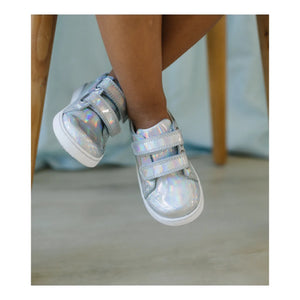 l'amour - Holographic Kenzie Double Velcro Sneaker