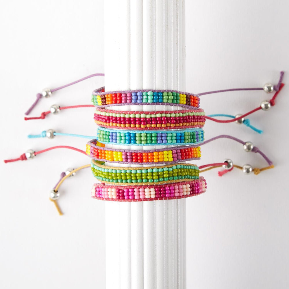 Cupcakes & Cartwheels - Color Bars Stripes Bracelets