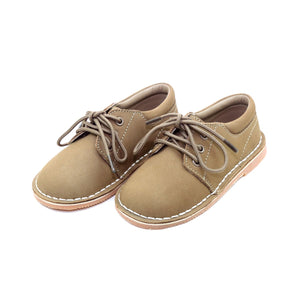 
            
                Load image into Gallery viewer, L&amp;#39;AMOUR - Nubuck Khaki Tyler Leather Lace Up Shoe
            
        