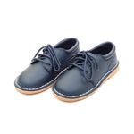 L'AMOUR - Navy Tyler Leather Lace Up Shoe