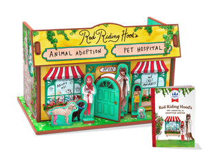 
            
                Load image into Gallery viewer, Red Riding Hood&amp;#39;s Animal Hospital Book and Playset
            
        