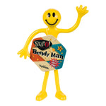 Toysmith -Neato! Smiley Bendy Man 5", Desktop Or Dashboard Toy